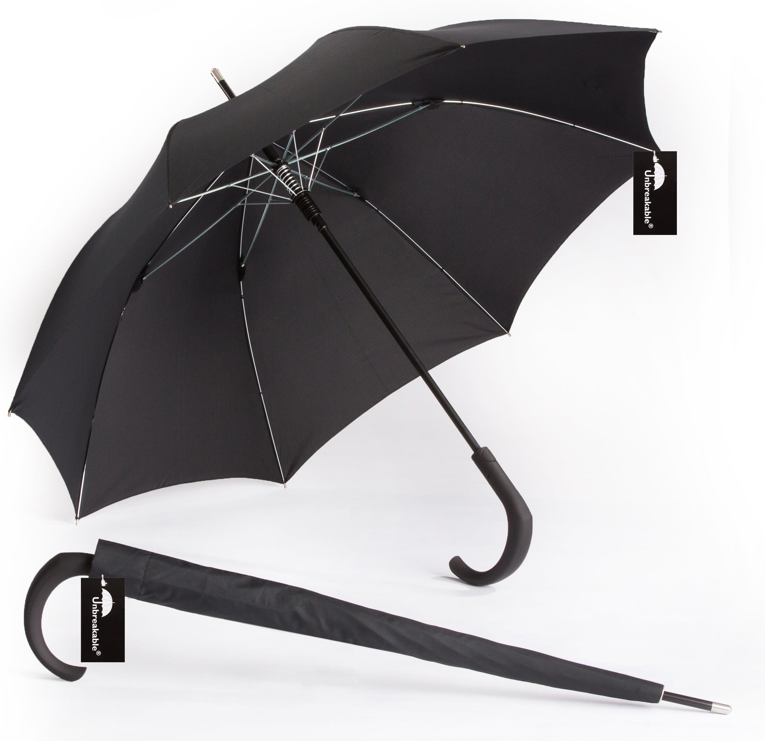 NTOI Unbreakable Walking-Stick Umbrella Premium Model U-105 Made in Poland