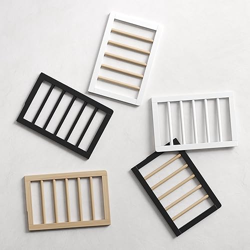 Miniatura 2 de Storkcraft & Graco - Barandilla de seguridad para niños pequeños con tacos (negro)  Certificado GREENGUARD Gold, convierte la cuna compatible con