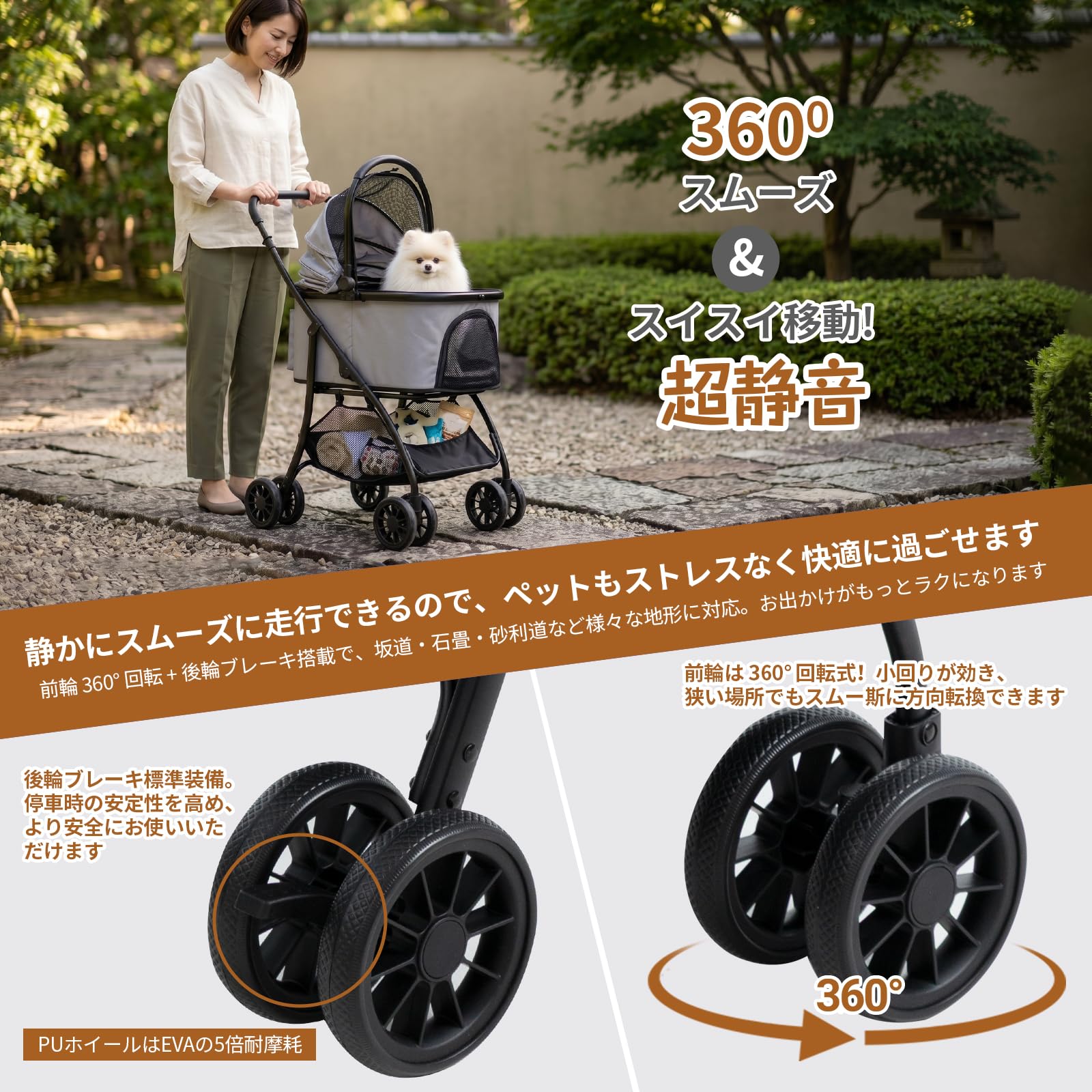 Amazon.co.jp: 【防水アップグレードPU ハンドル製】TRAIL TAILペット