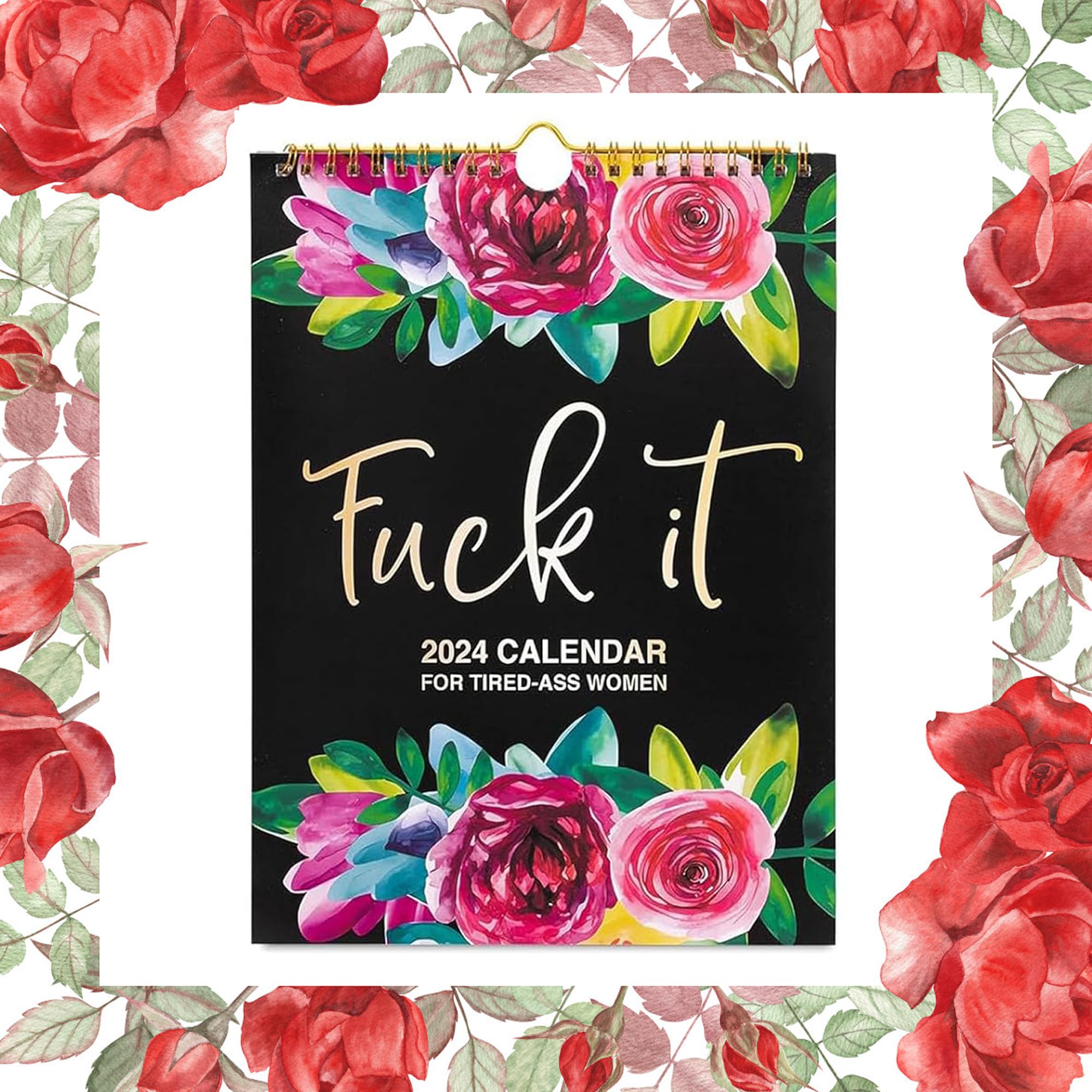 Amazon.com: 2024 Calendar for Tired-Ass Women | Tired Women Calendar | Fu-ck It Calendar | Funny Calendar, Hang with Ease, Funny Home Office Wall Calendar - Funny Monthly Calendar Gag Gift for