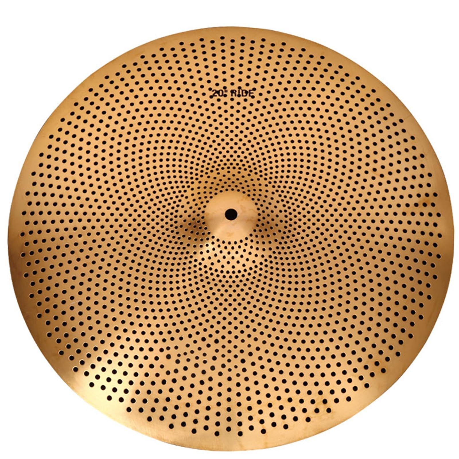 14"/16"/18"/20" Talerze Perkusyjne Talerze Ciche Talerze Słabe Talerze Z Tłumikiem Talerze Do Bębnów Jazzowych(Gold,20 Inch)