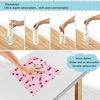 Vista 168 de Juego de 6 paños de cocina reutilizables súper absorbentes para lavar platos, autos y hogar, lavables a máquina