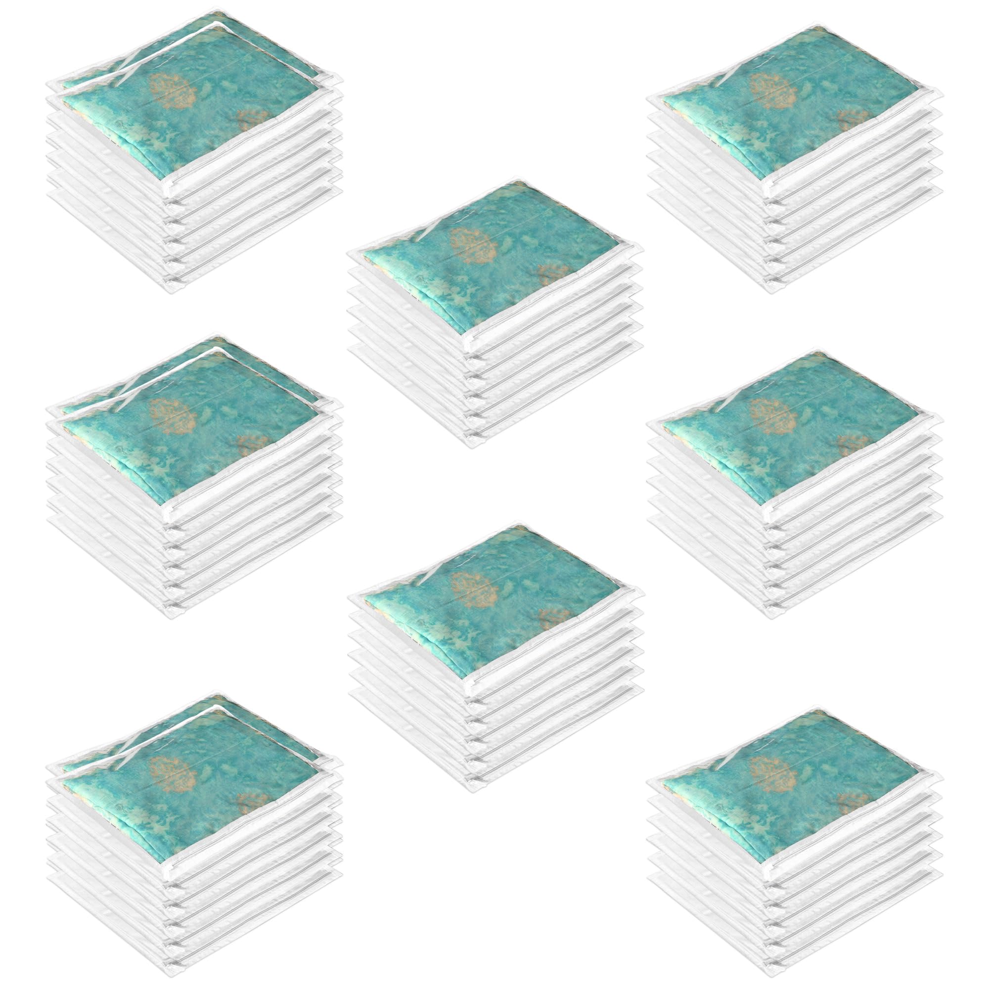 Kuber Industries (Pack of 48) Single Saree Cover | Packing Cover For Saree, Dress | Wardrobe Clothes Bag | Cloth Cover For Saree, Salwar Suit, Lehenga | White (B0DF2BMT6K) Amazon Price History, Amazon Price Tracker