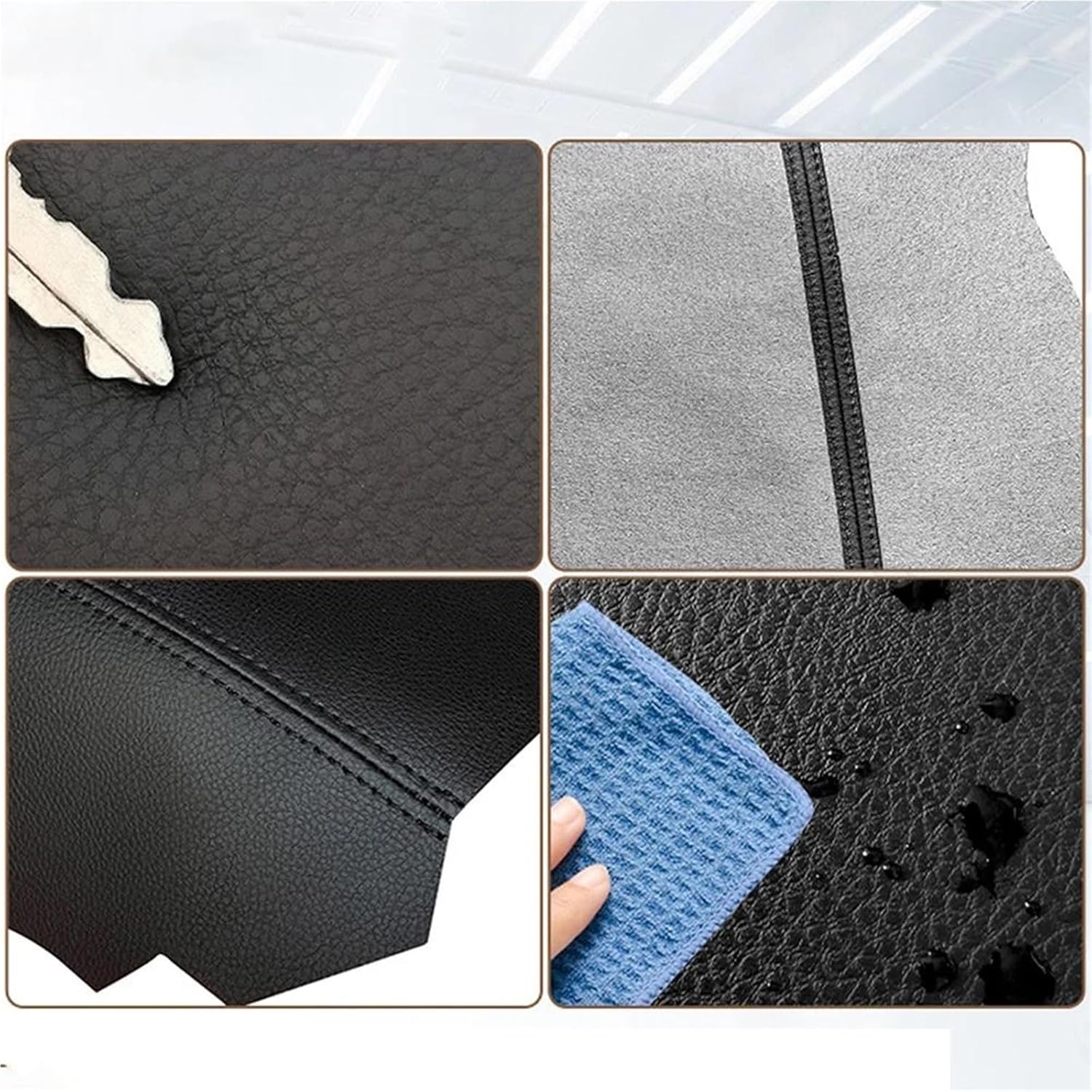 for Volvo S90 V90 2017-2025 Xc90 2015-2025 Suede Car Armrest Box Cover Pad Decoration Interior Protector