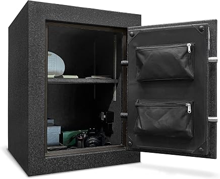 Stealth Essential Home Safe EHS4 High Security Electronic Lock 30 Minute Fire 24x18x20 Black
