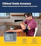 Moniteur de Tension Artérielle Précision A&D Medical, Usage Domestique avec Bluetooth UA-810CNBLE Brassard à Large Gamme (8.6-16.5"), 2 Utilisateurs, LCD Rétroéclairé, Boutons Illuminés, Compatible iOS & Android, Adaptateur CA & Sac de Transport