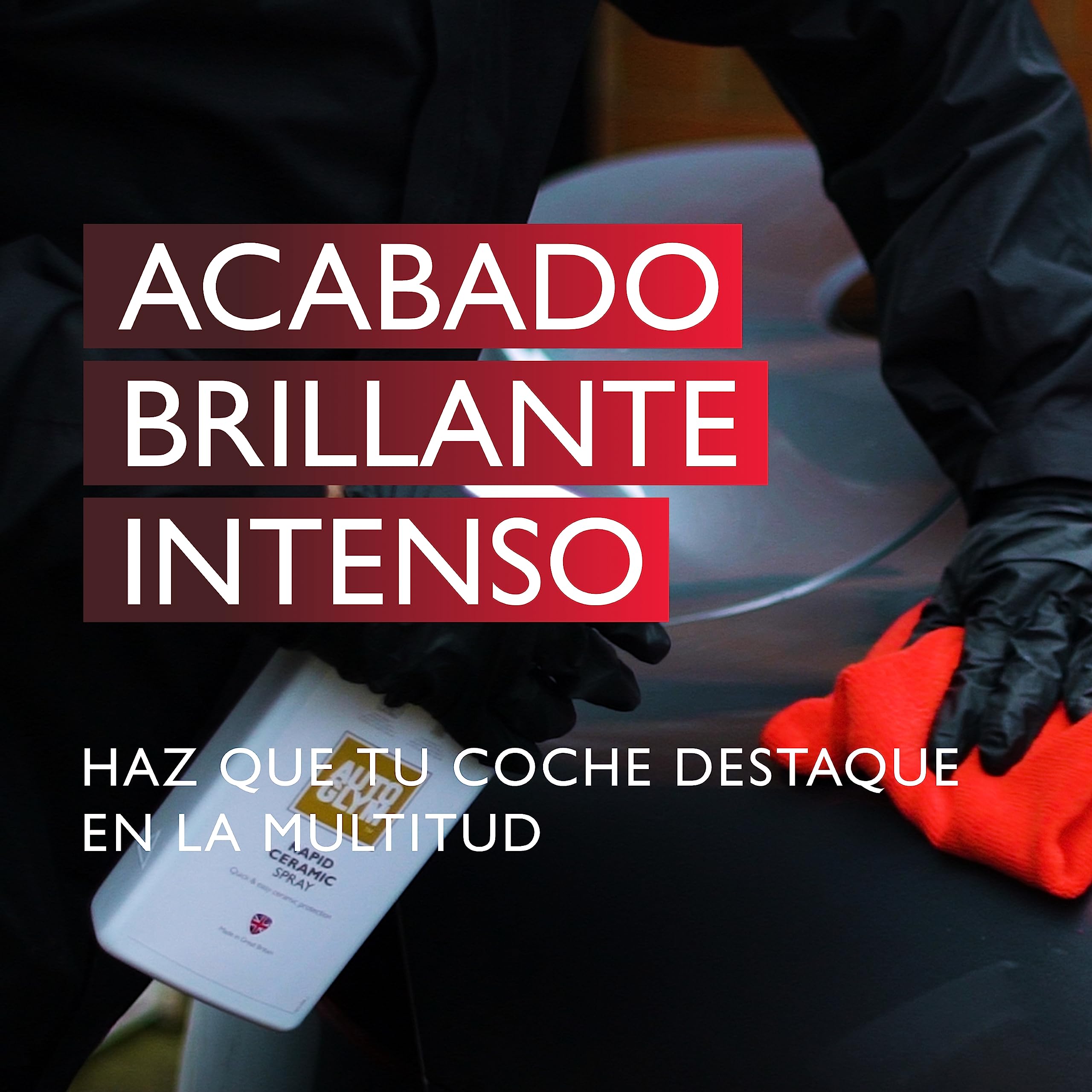 Autoglym Rapid Ceramic Spray, 500 ml – cera en spray con recubrimiento cerámico y fragancia tropical para coche, que ofrece una protección superior de la pintura