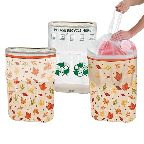 Party City Flings Plastic Bin (3-Pack) - Fall (2) and