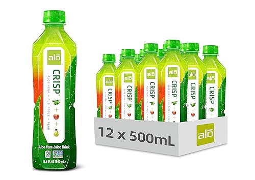 Miniatura 5 de ALO Aloe Vera Juice Drink ALLURE - Mangosteen + Mango 16.9 fl oz, Pack of 12 Plant-Based Drink with Real Aloe Pulp
