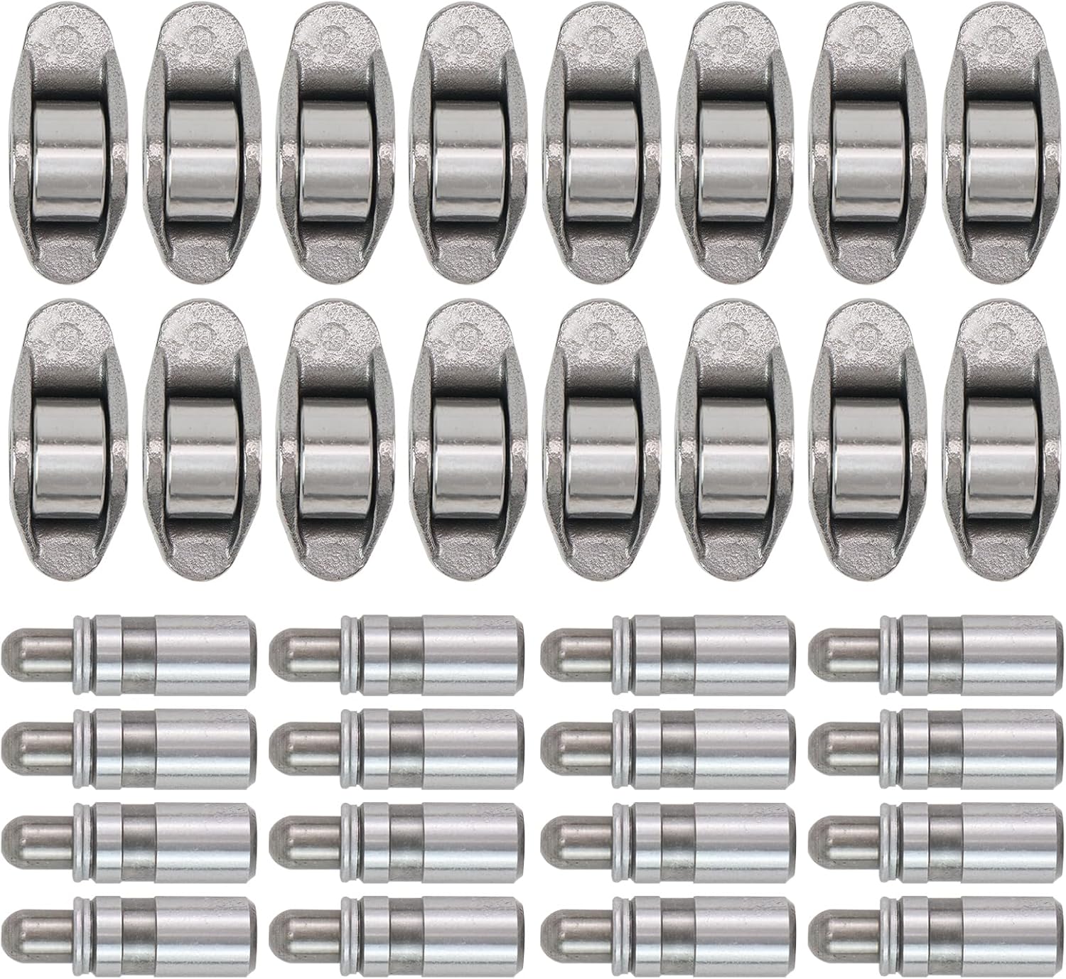 32Pcs Rocker Arm Valve Lifter Kit for Buick Envision Regal Cadillac ATS CT6 CTS, Chevy Cobalt Colorado HHR Malibu Saturn GMC Canyon Terrain Pontiac G5 G6 Replaces 12565203 24100005