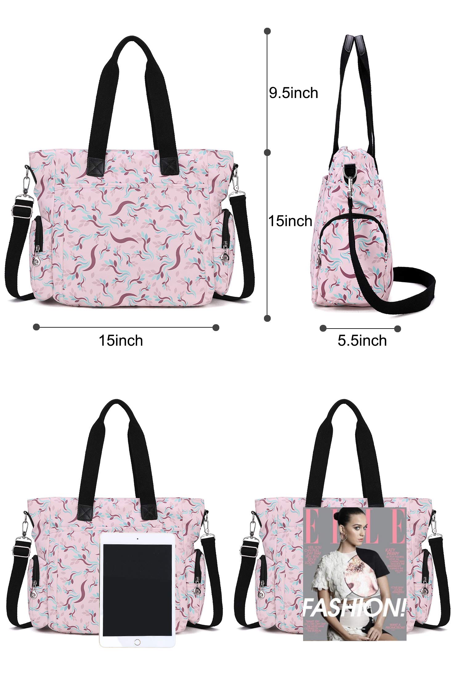 ROBBIN Sacs De Tennis De Luxe, Sac De Raquette De Tennis Imperméable Avec Bandoulière Amovible, Sac Fourre-Tout De Tennis Pour Femmes,H11