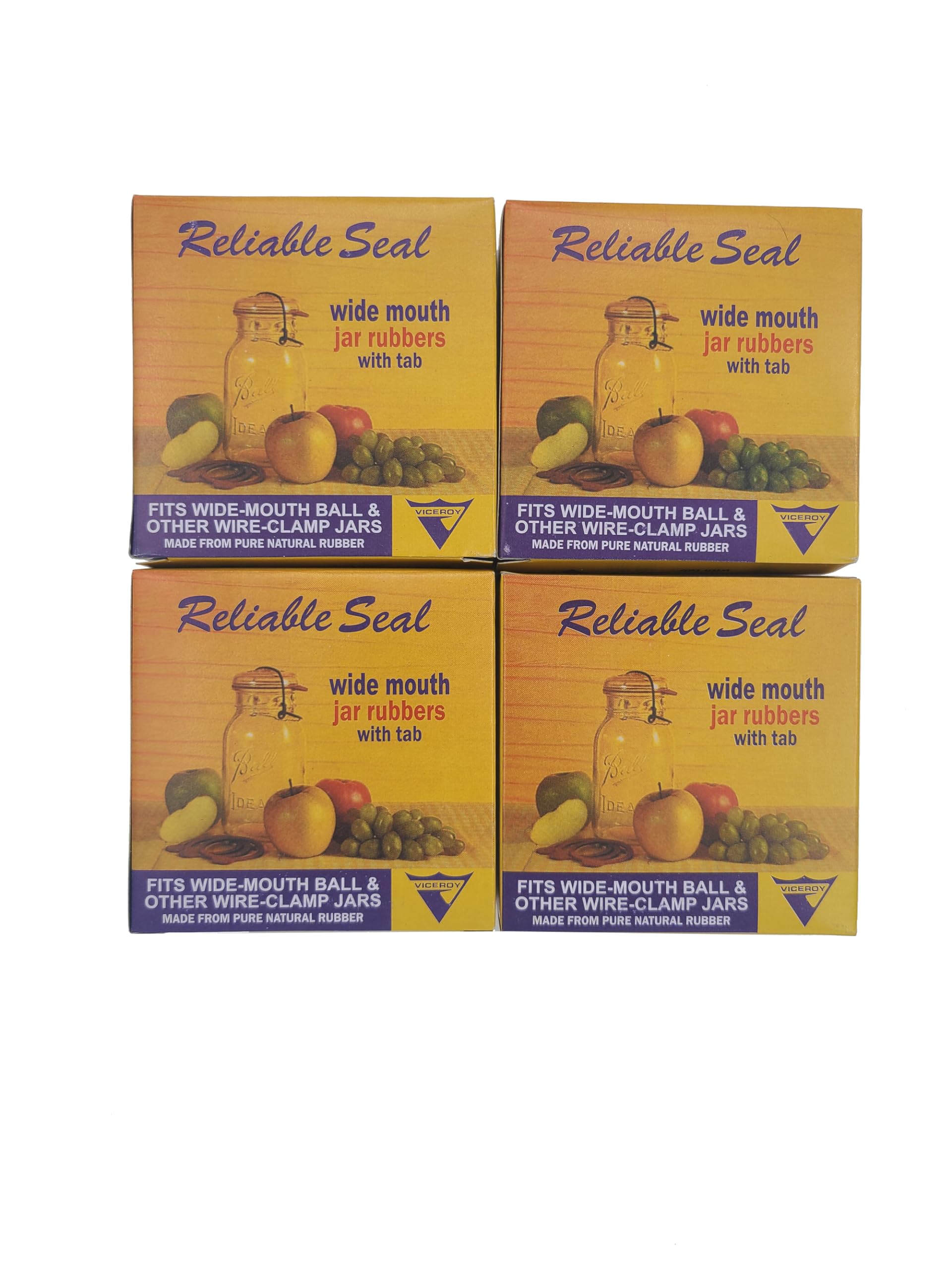 Einmachglas-Dichtungs-Set, 48 Gummiringe + 48 Lösliche Etiketten – Für Normale & Breite Bügelgläser