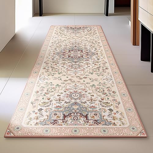 Miniatura 499 de Phantoscope Vintage Collection - Alfombra de área de 8 x 10 pies, alfombra grande para sala de estar, lavable, bohemio, antideslizante