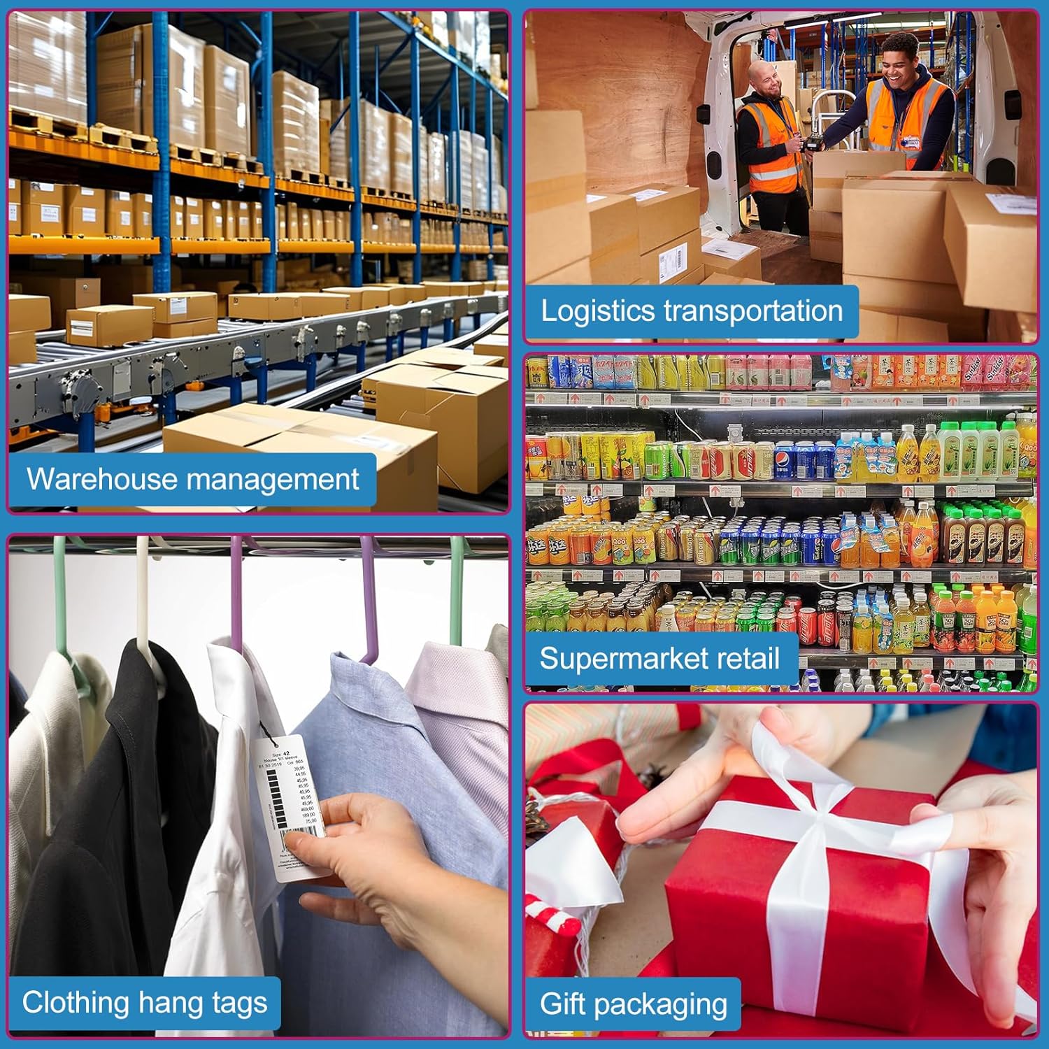 (30 Rolls) 4x2 Direct Thermal Labels - BPA Free, Strong Adhesive, Waterproof, Smudge & Scratch Resistant - Ideal for Barcode Labels, Shipping, FNSKU Tags, 500 Labels/Roll