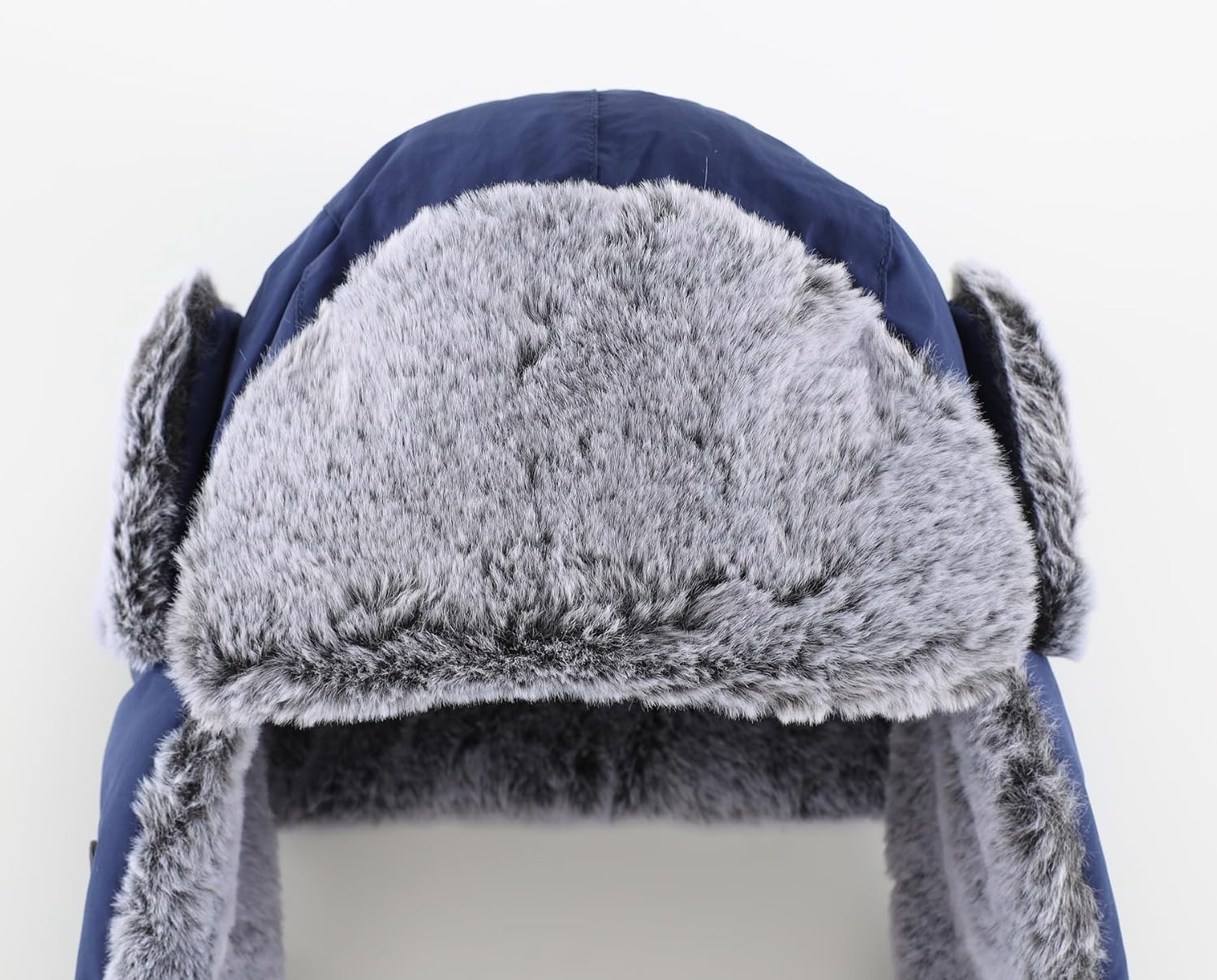 Home Prefer Men's Trapper Hat with Face Mask Faux Fur Trooper Trapper Hat for Men Winter Hunting Hat