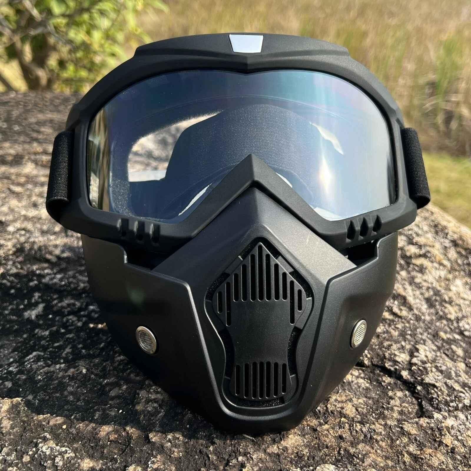 KRYLAR-Full Face Goggle Mask, HD Clear Windproof Anti-Sand Protective Welding Eyewear, Multi-Functional with Breathable Mask, Plastic Material, Adjustable Strap for Outdoor Activities(black) (B0D9QRKV9W) Amazon Price History, Amazon Price Tracker