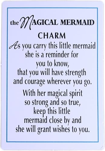 Miniatura 3 de Amuleto para pedir deseos de The Magical Mermaid y tarjeta con historia impresa de Ganz