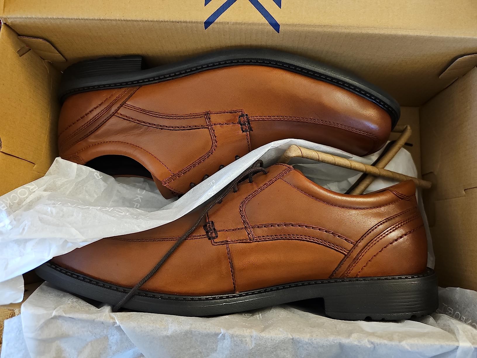 rockport sl2 apron toe brown