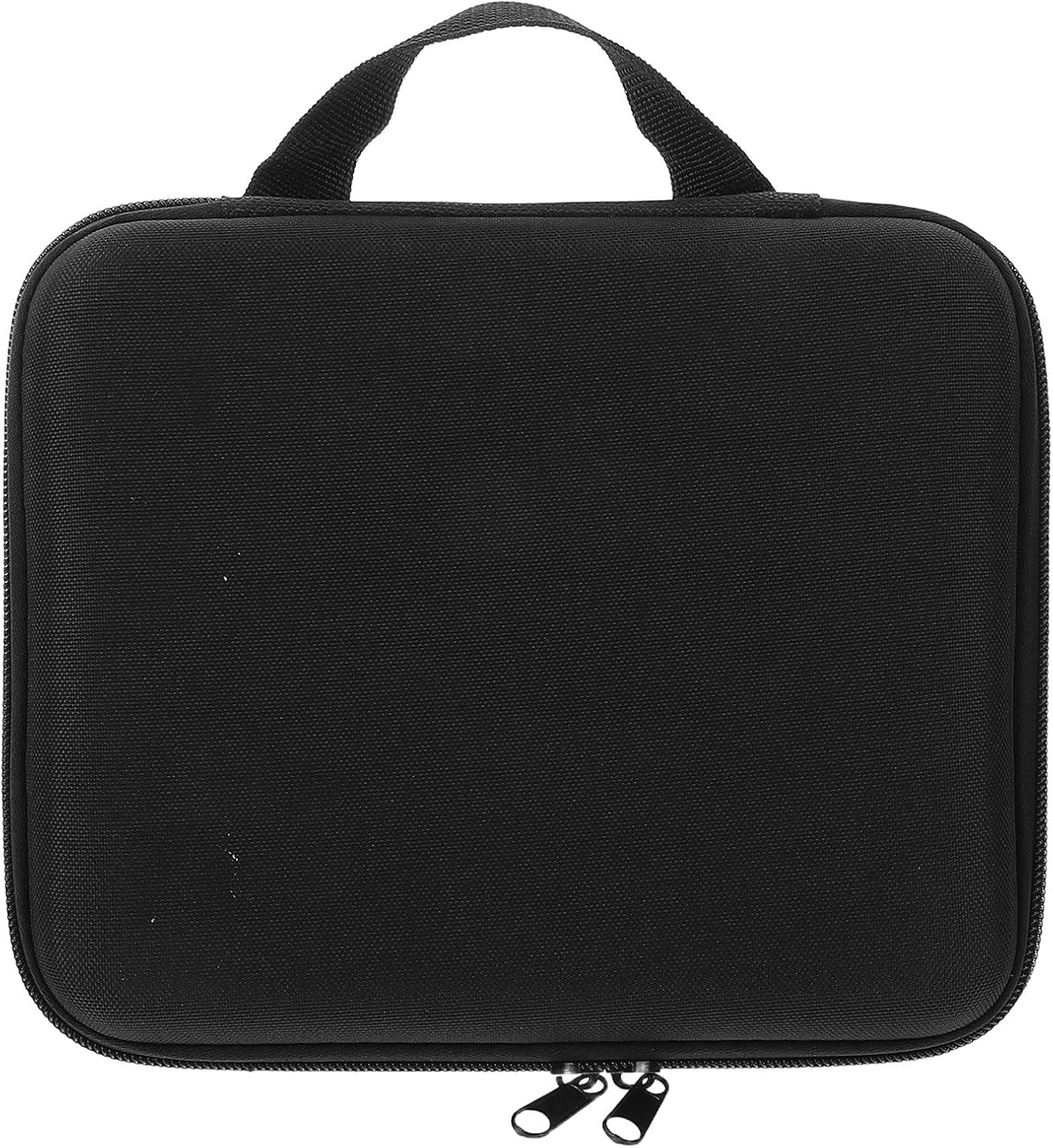 Portable Car Vacuum Cleaner Storage Case Multifunctional Organizer with Hard EVA Shell and Extra Pocket Compact Storage Solution for Air Pump and Accessories for Travel