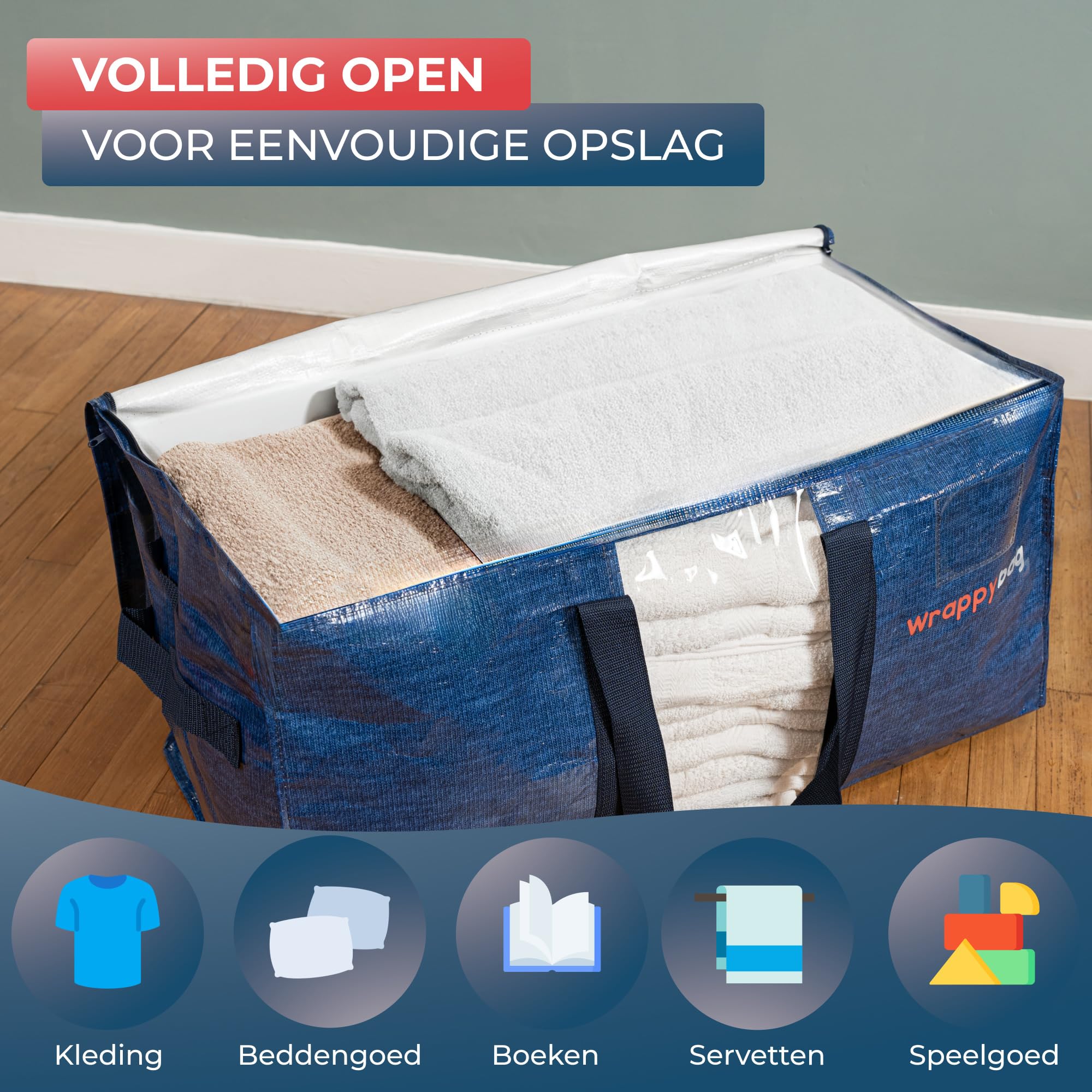 WRAPPYBAG - wasserdichte Matratzenhülle aus Oxford-Polyester