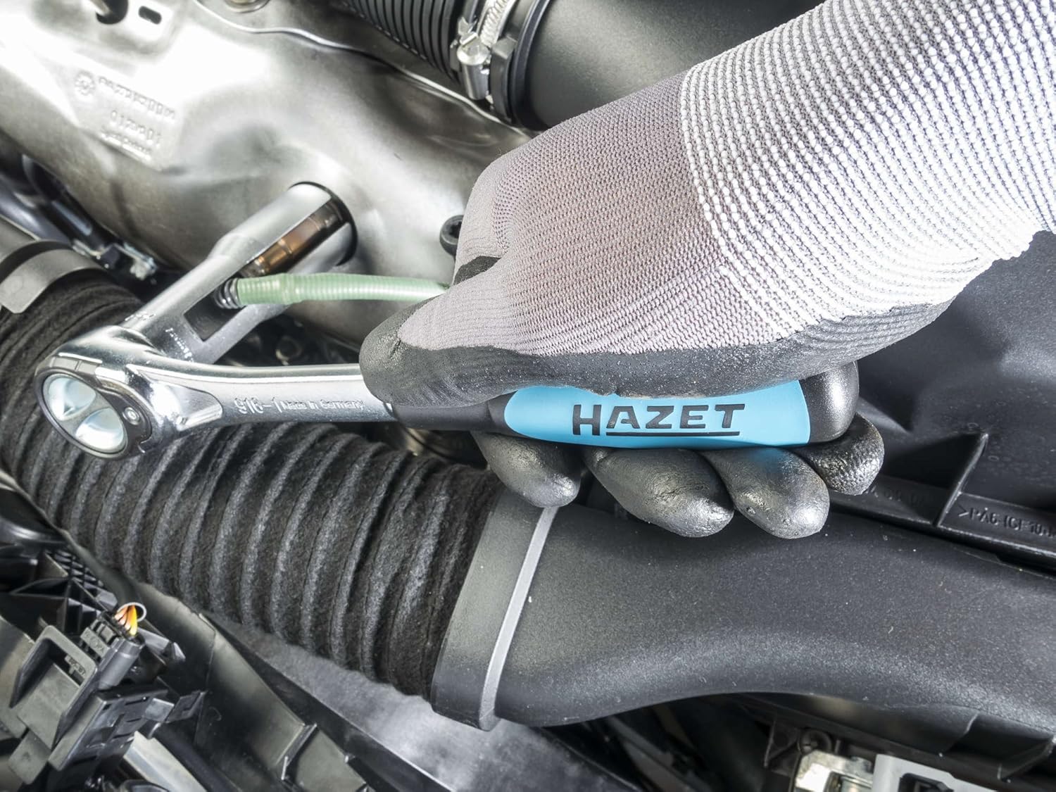 HAZET 4680-2 110 mm Hexagon Profile Lambda Probe Socket - Chrome-Plated