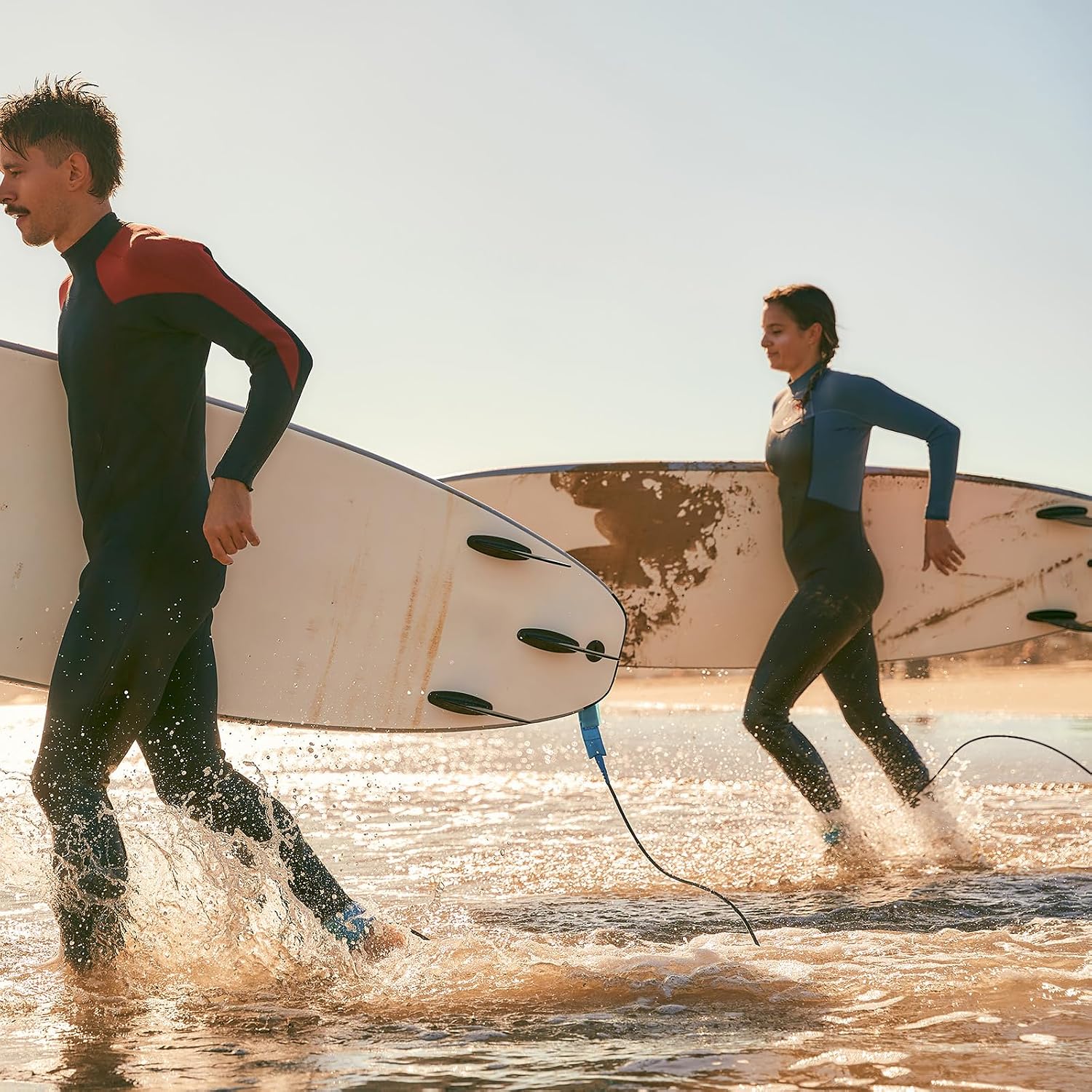 Soft Top Surfboard Fins Set of 3 – Flexible Safety Fins with Screws.