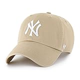 47 Brand MLB New York Yankees Branson Cap B-BRANS17CTP, Unisex New York Yankees One Size Khaki