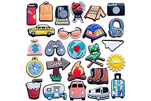 Camping Shoe Charms Decoration: Nature