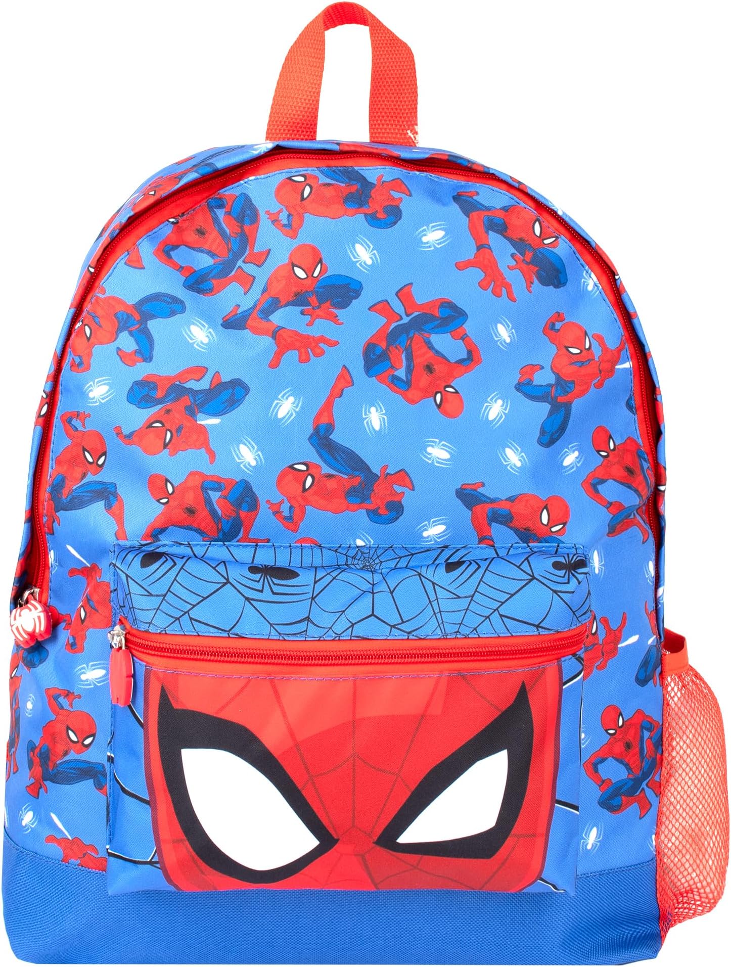 Spiderman School Backpack for Boys 2 Compartment Travel Rucksack for Kids Adjustable Shoulder straps and Mesh Pocket