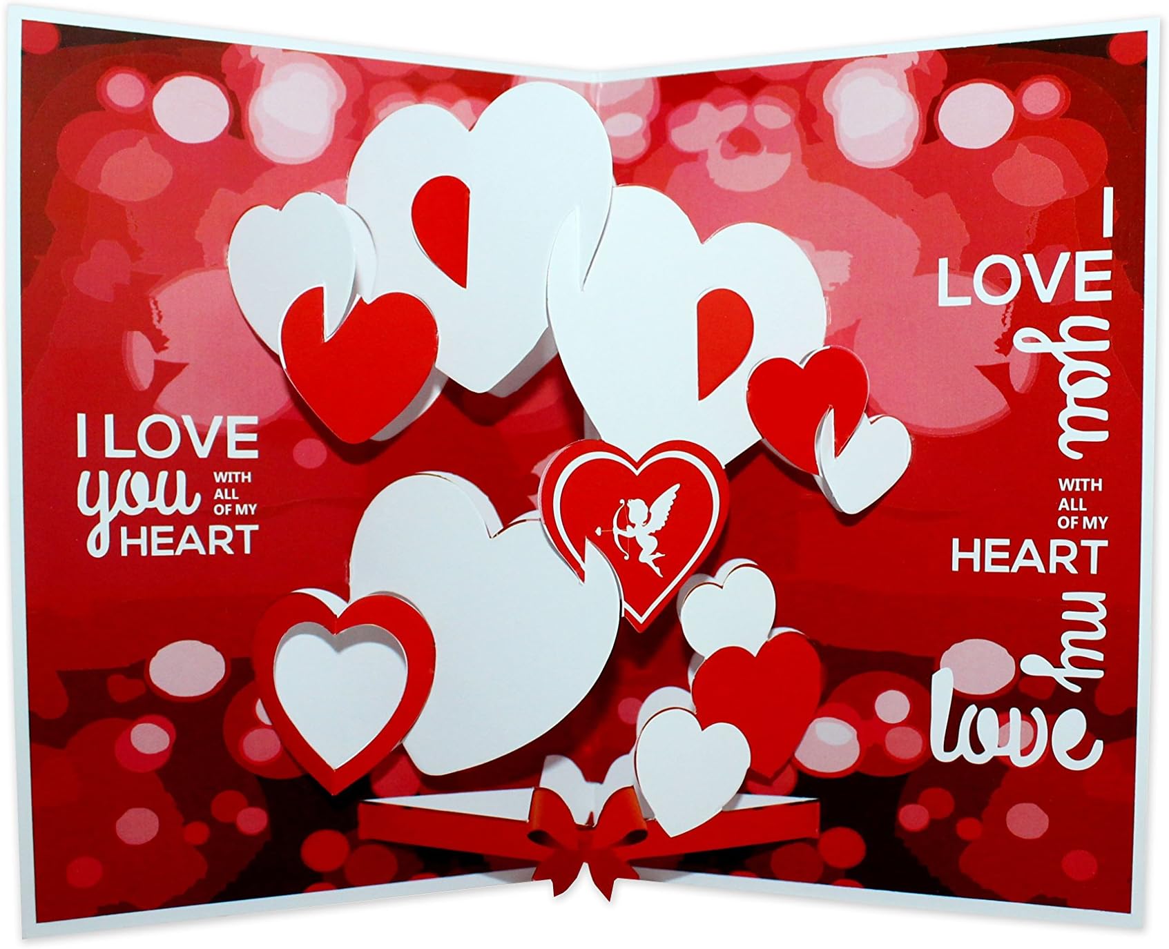 suridblue Love Pop-Up 3D Greeting Card