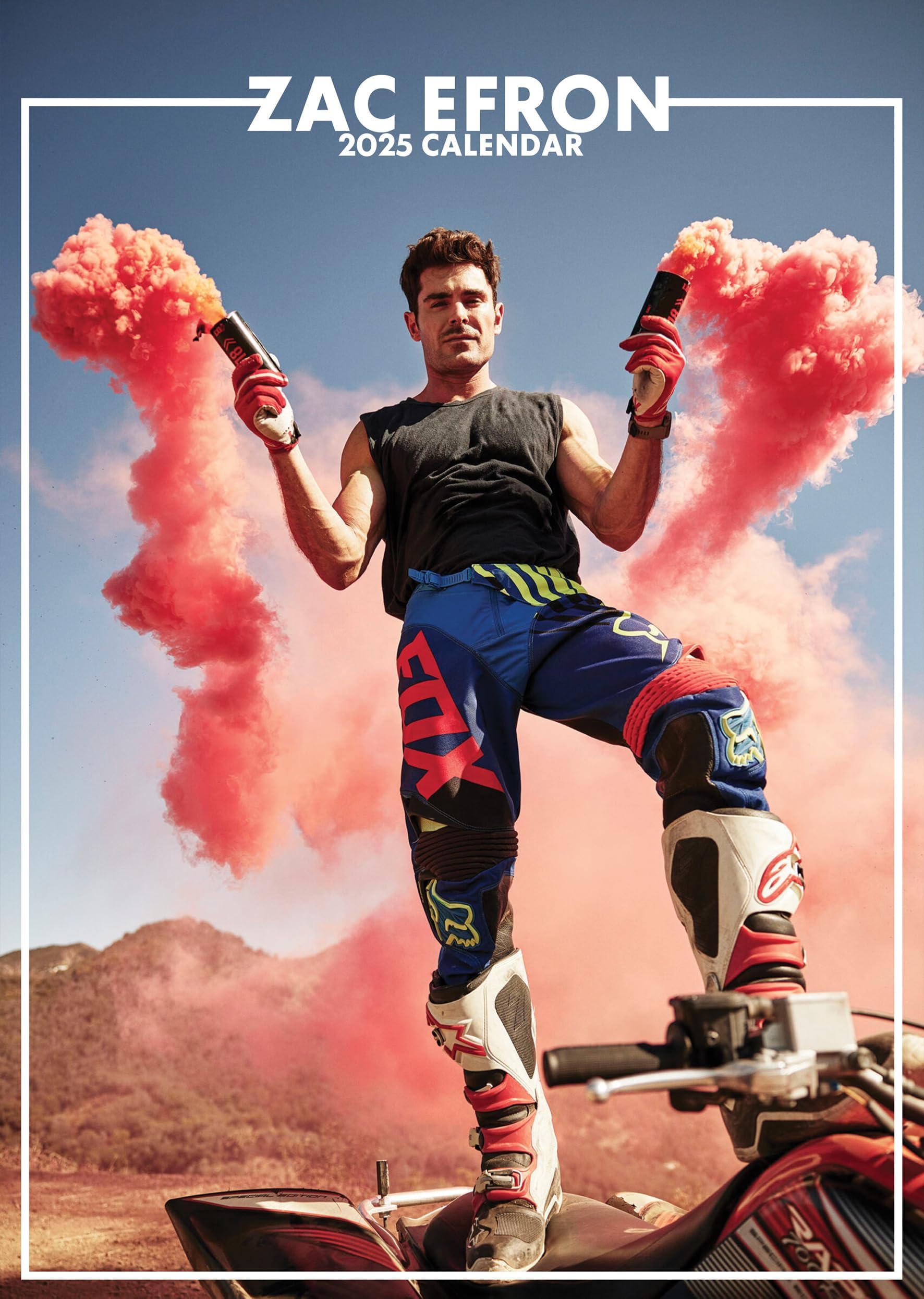 Zac Efron 2025 - A3 Size Wirobound Calendar