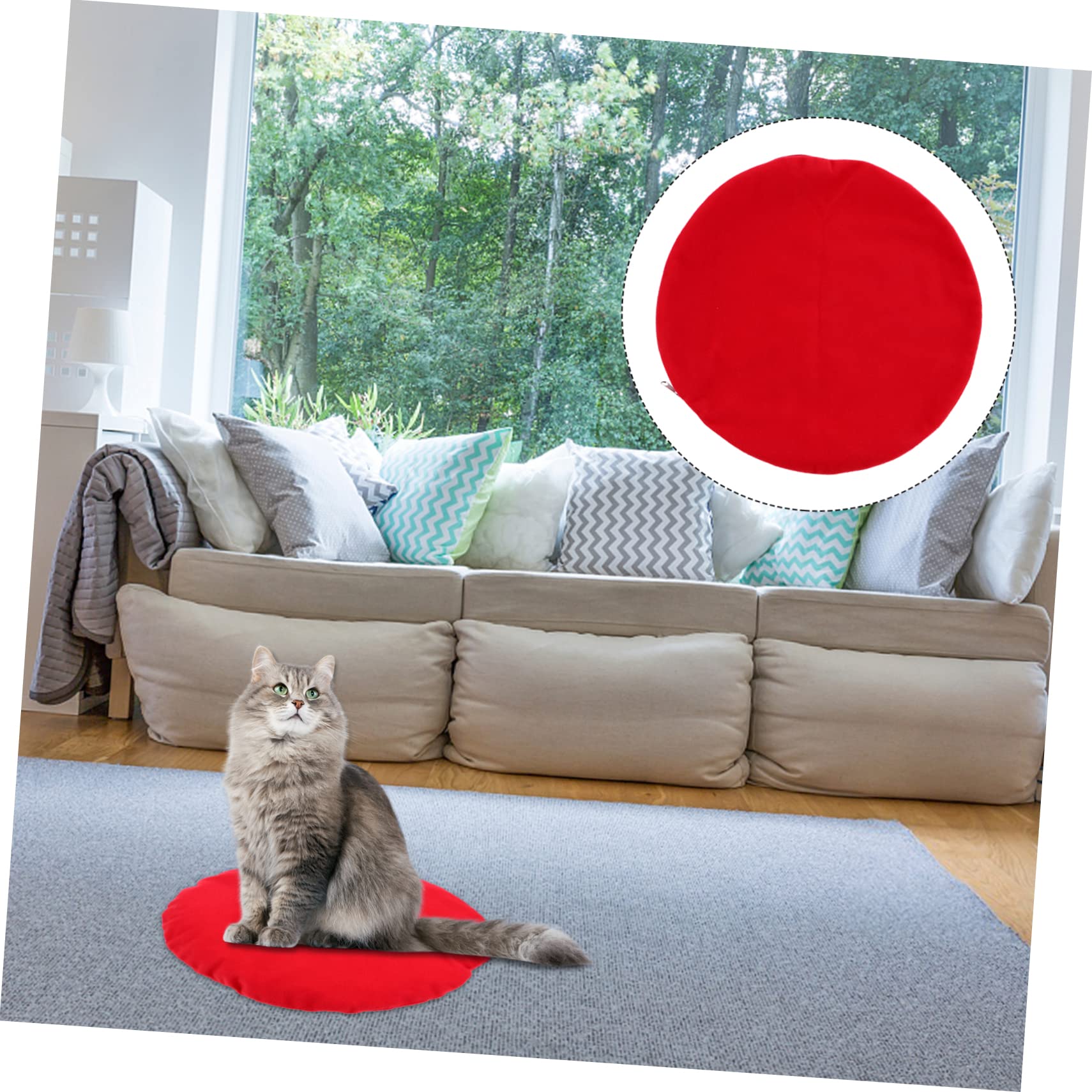 Abaodam Pet Electric Heating Pad Cover for Cats Cotton Replacement Blanket Stylish Skin Friendly Keeps Pets Warm Winter for Cat Electric Cushions