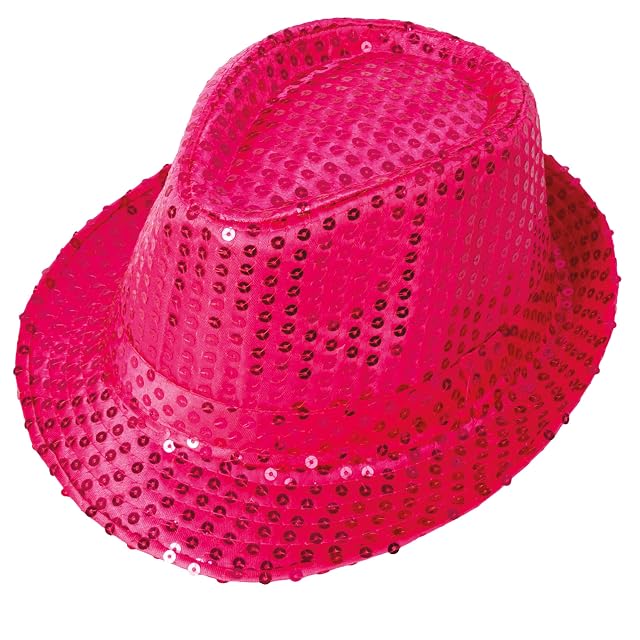 P 'tit payaso sombrero tejido lentejuelas adulto - Borsalino