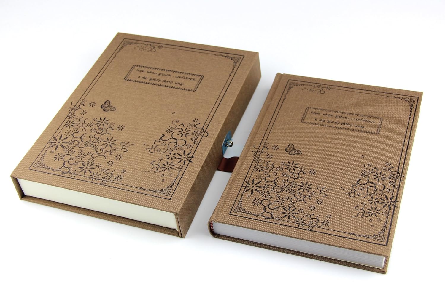 RayLineDo® Brown Vintage Hard Cover Jounrnal Dairy A5 Notebook 80Gsm Ruled 288Pages With Hard Gift Box And Code Lock      Office Product