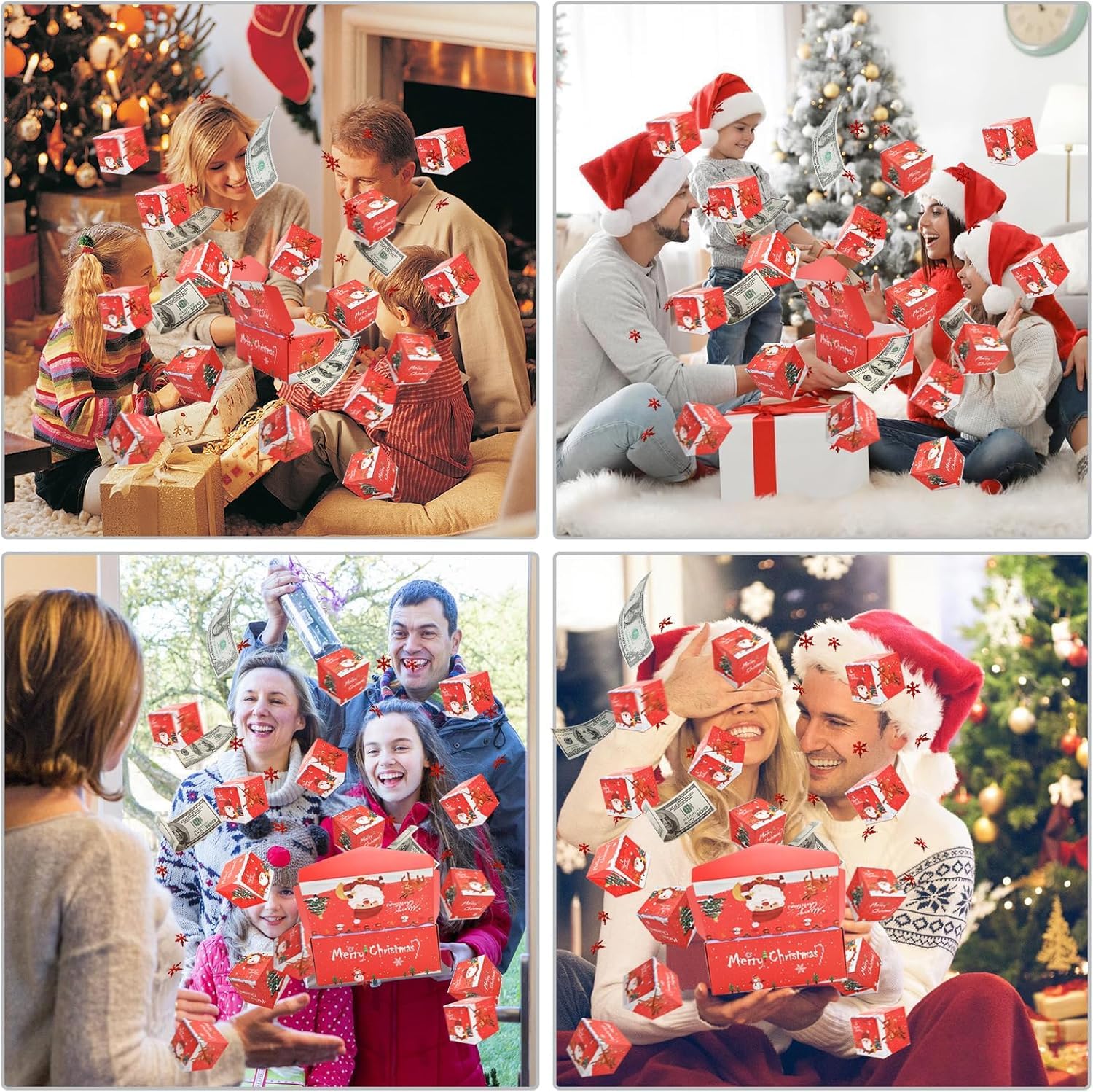 Snapklik.com : Surprise Gift Box Explosion For Money, 2024 Newly Merry ...