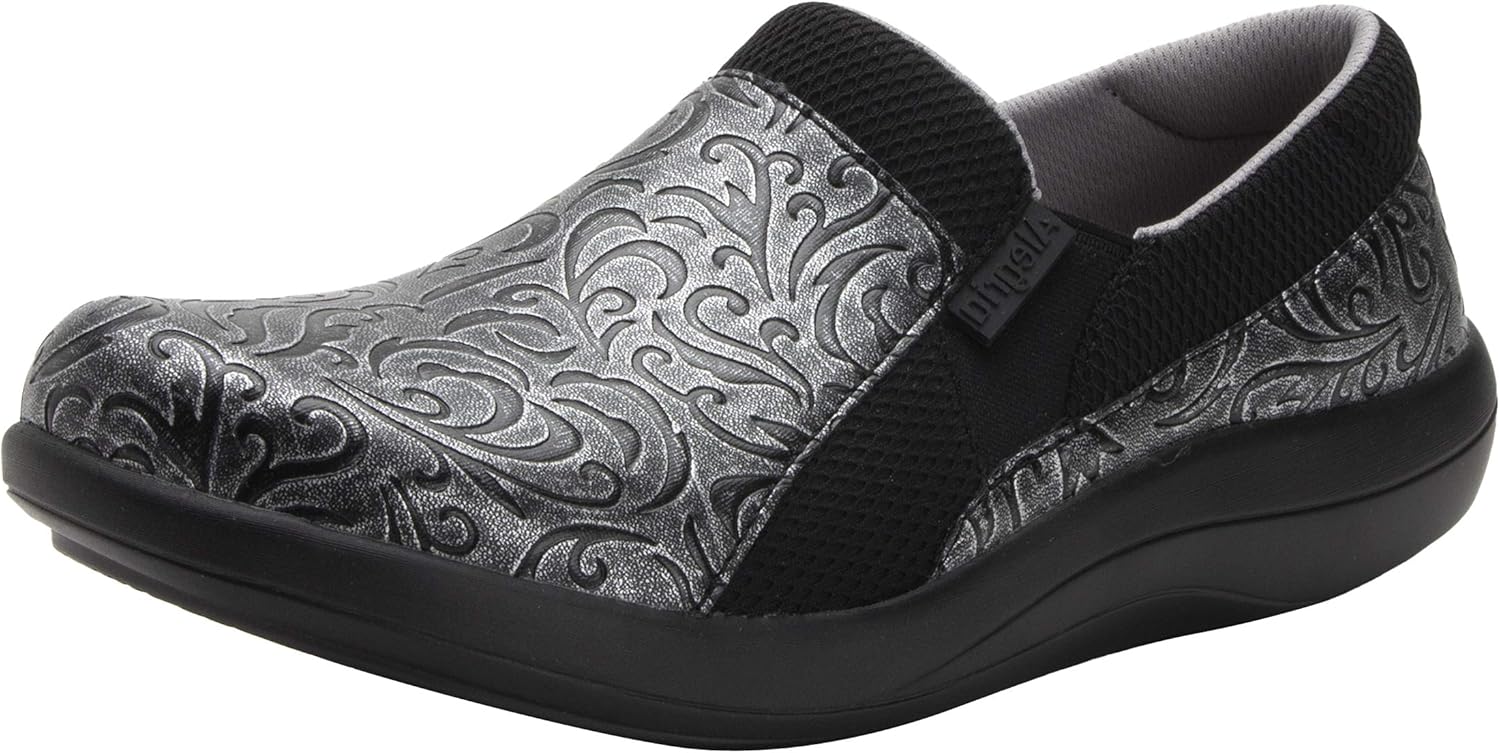 Alegria Duette - Stylish and Supportive Women's Nursing Shoe for All-Day Comfort - Nursing and Healthcare Professionals Iron 11 M US