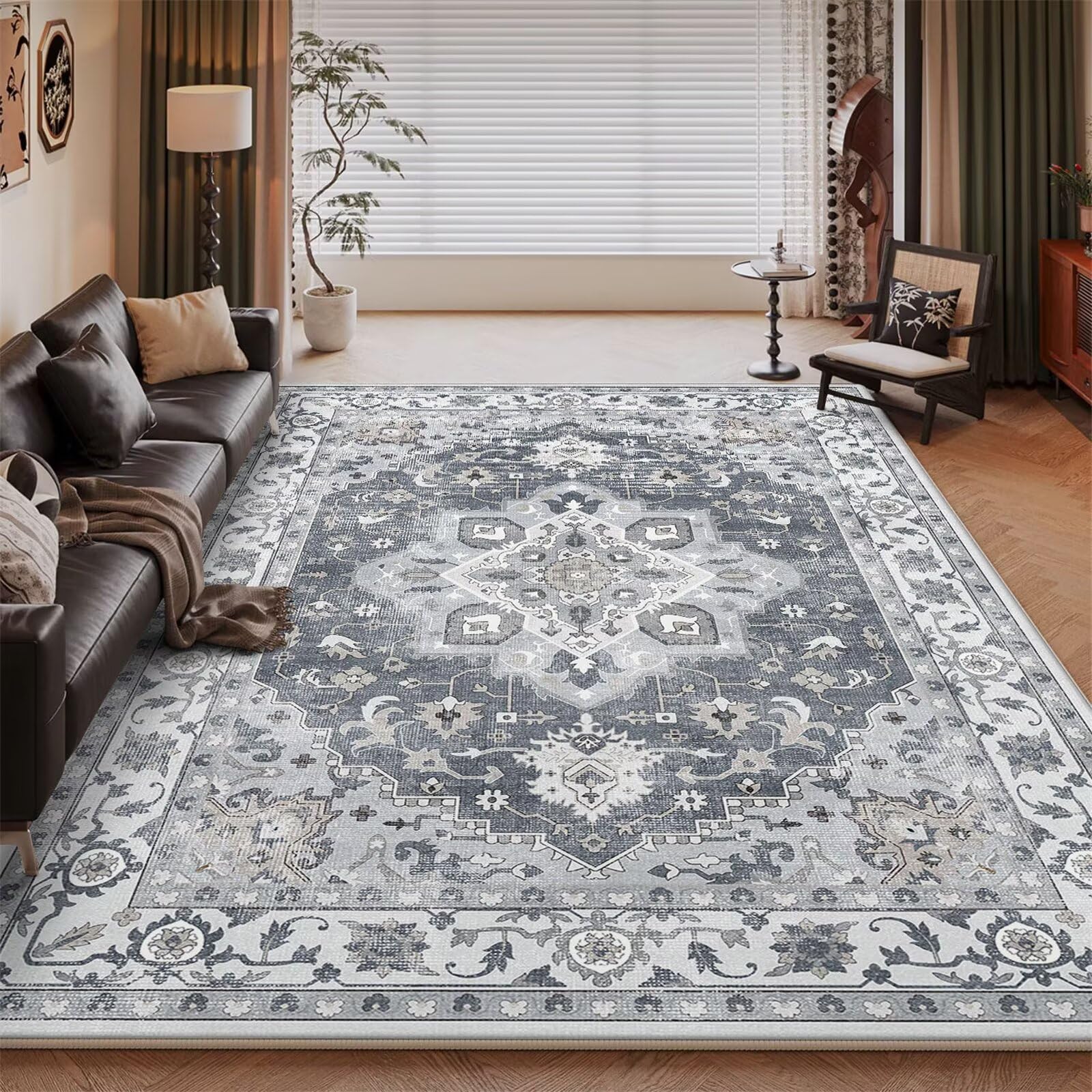 Tapis de salon antidérapant grande taille 180x250 protection sol optimale