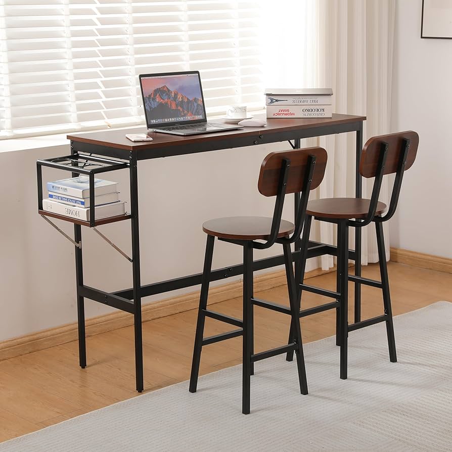 カウンターテーブル スツール 3点セット ハイテーブル 木製 カウンター 木製 Amazon｜カウンターテーブル スツール 3点セット カウンター