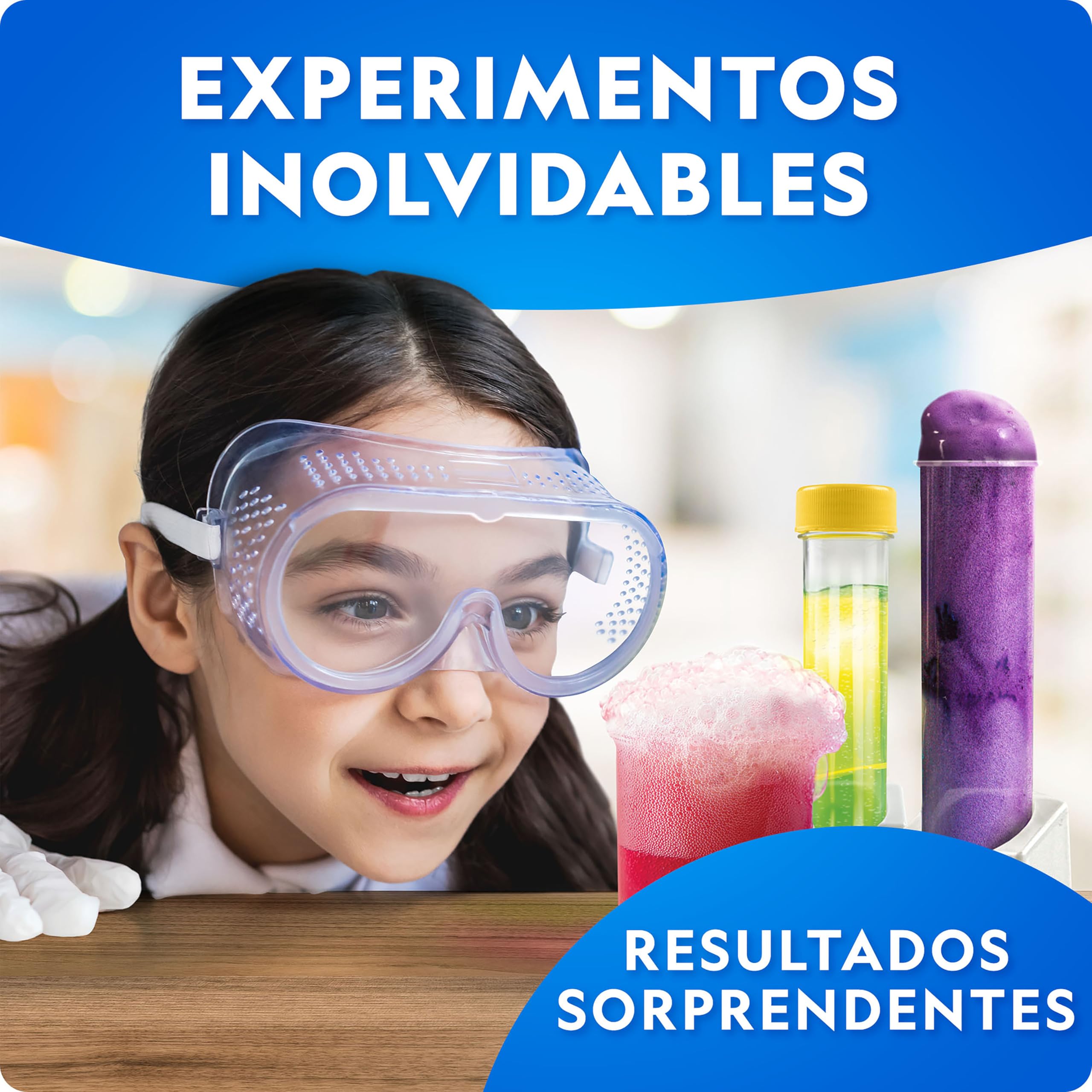 NATIONAL GEOGRAPHIC - Juego de química bruta - 20 experimentos científicos brutos para niños, diseccionar un cerebro, estallar células sanguíneas y más, gran kit de ciencia CTIM para niños