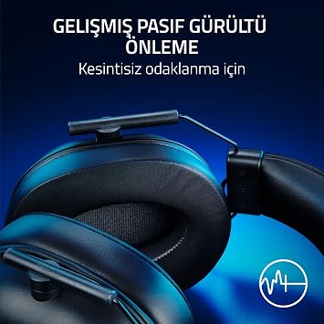 Razer Blackshark V2 X (PlayStation) - Wired esports Headset for PlayStation console (240g, cardioid microphone, 50mm drivers, passive noise canceling, 3.5mm connector) Black