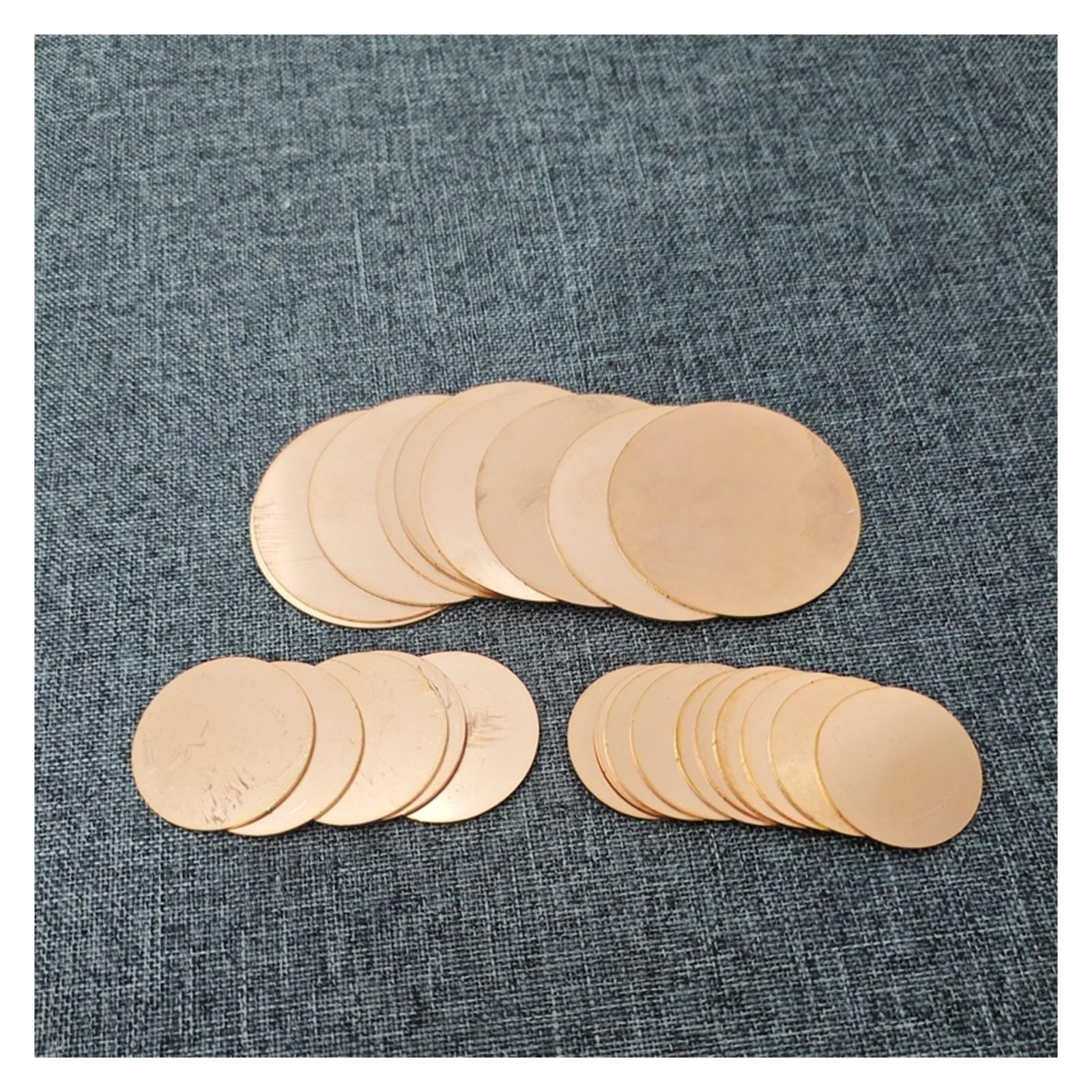T2 Kupferscheibe, Runde Blechplatte(3 x 100mm)