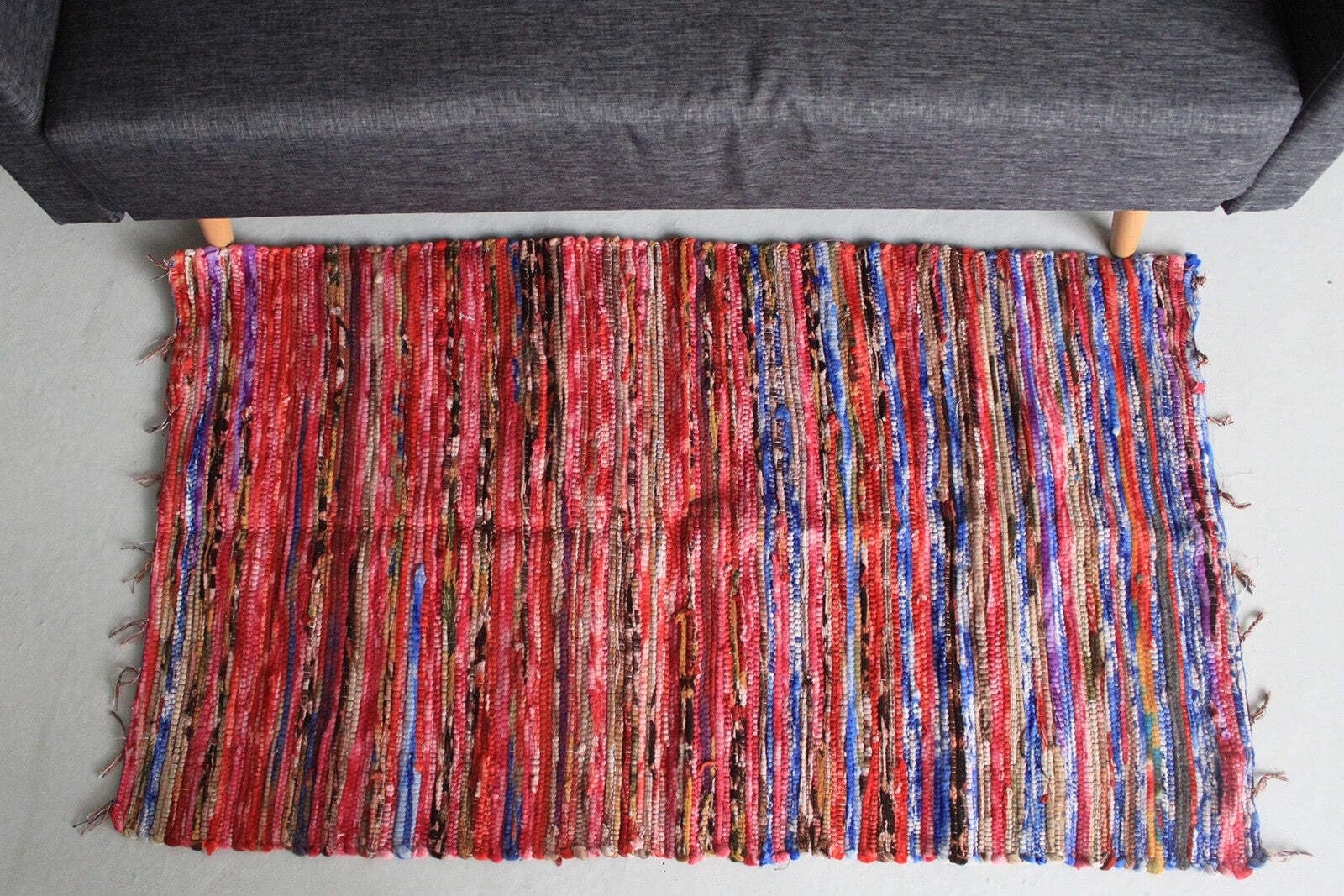 Tapis en velours 128x75cm Vrug-02 petit tapis de chambre moderne
