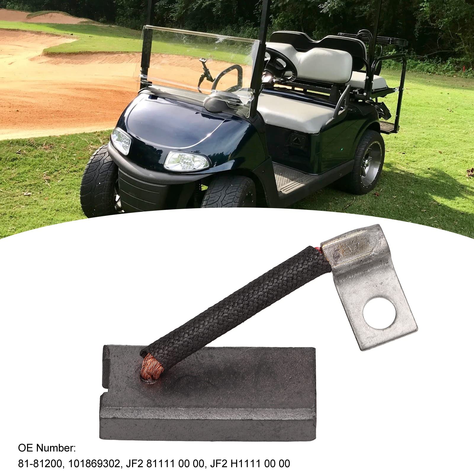 Zestaw Szczotek Startowych Metalowy 81-81200 ABS Zamiennik do Wózków Golfowych EZ GO