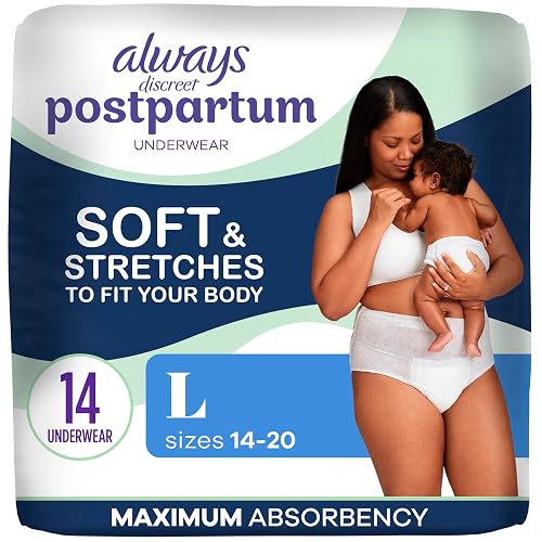 Postpartum underwear, maximum, large