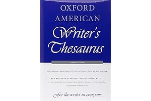 Oxford American Writer's Thesaurus: The Best and Most Accurate American Thesaurus Available