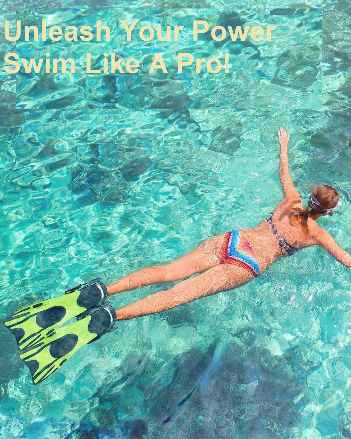 Boosteady Aletas de esnórquel, aletas de natación ajustables para buceo, esnórquel, unisex, adultos y jóvenes, tamaño de viaje, aletas de natación, aletas de entrenamiento, aletas ligeras de buceo
