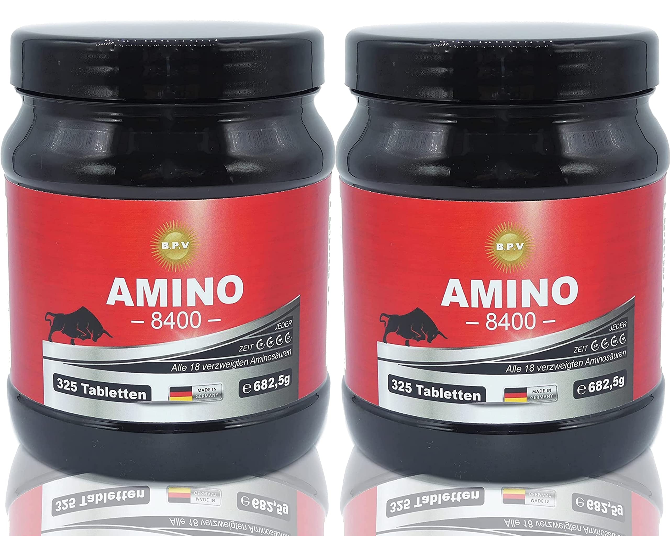 Amino - Höchste XXL Dosierung 8400 mg - 650 Tabletten - Aminosäuren- BCAA- EAA - Mit Abstand das Stärkste Amino Produkt auf dem Markt