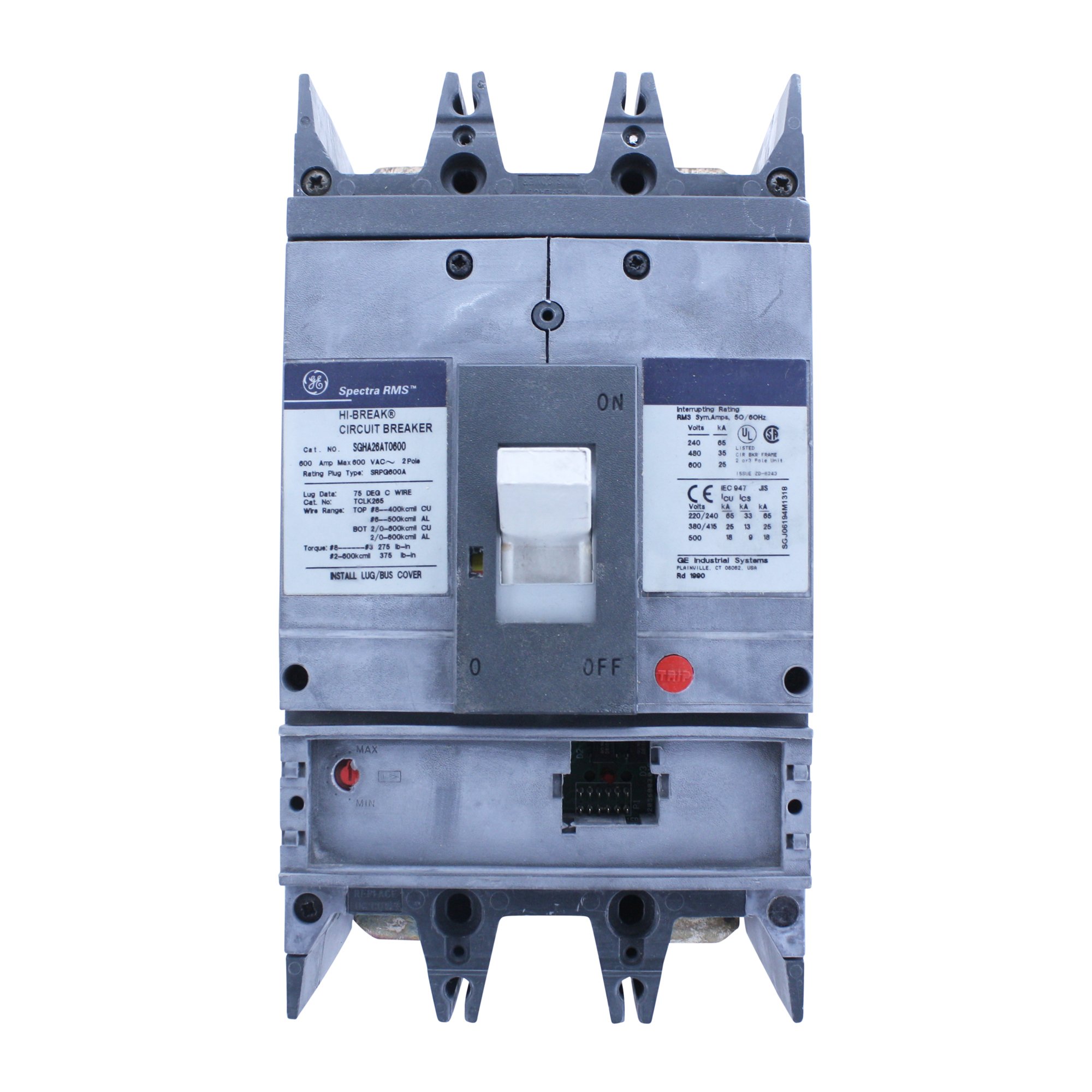 2Asenath Pickettさん専用 New GE Spectra Line circuit breakers by General Electric