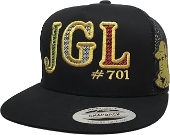 Mexico JGL Gold RECORTADO Y EL Chapo GUZMAN HAT Black MESH