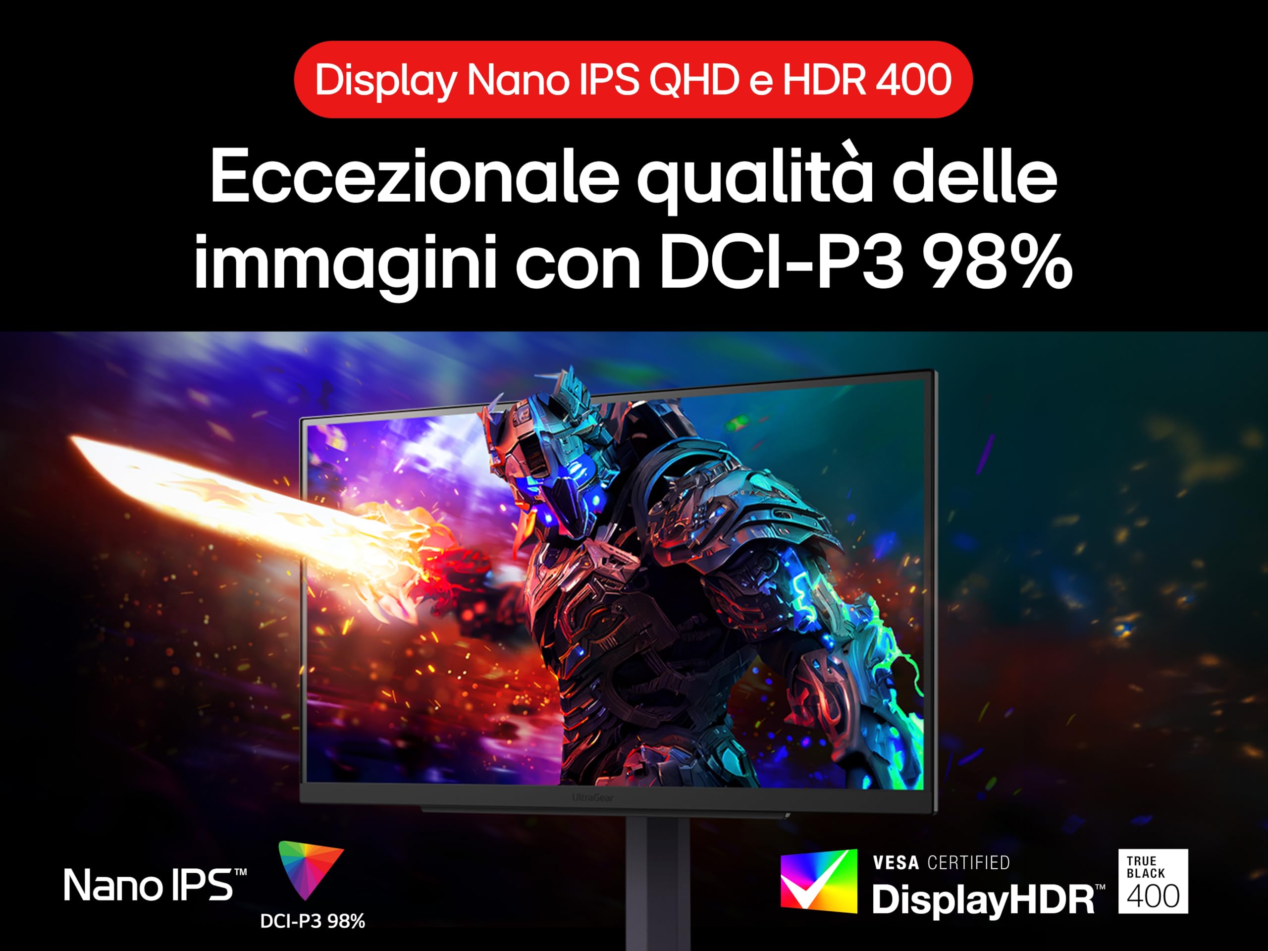 R*n様 LG UltraGear 27GS85Q 27” UltraGear™ QHD Nano IPS 180Hz (O/C 200Hz) gaming monitor